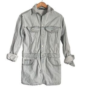 Zara Denim Mini Dresz